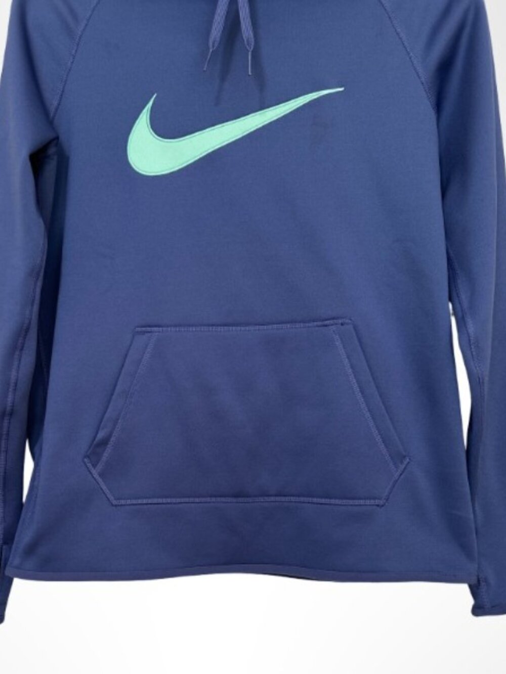 NIKE Therma All Time Pullover Training Hoodie S Blue NWOT - Picture 2 of 9